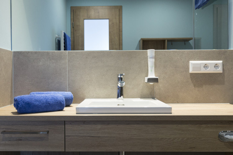 Doppelzimmer mit Fühstücksbuffet im Langgasthof Zahn Bad im Doppelzimmer