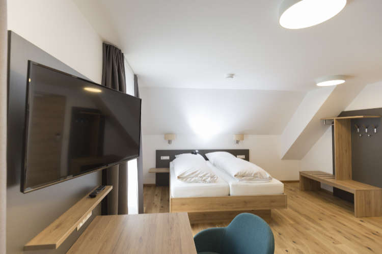 Doppelzimmer im Langgasthof Zahn Aufnahme vom Doppelzimmer