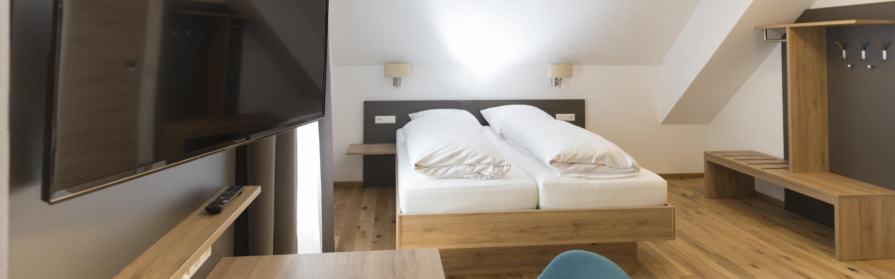 Doppelzimmer bei Landgasthof Zahn Doppelbettzimmer